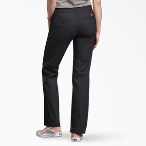 Dickies Women's Relaxed Straight Stretch Twill Pant